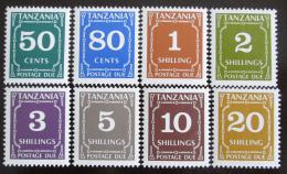 Poštovní známky Tanzánie 1990 Doplatní Mi# 30-37