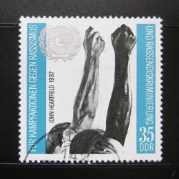 Poštovní známka DDR 1971 Boj proti rasové diskriminaci Mi# 1702