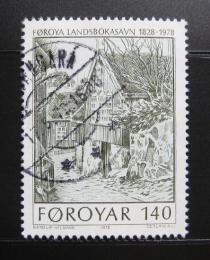 Poštovní známka Faerské ostrovy 1978 Stará knihovna Mi# 39
