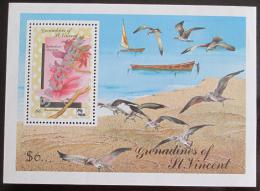 Poštovní známka Svatý Vincenc 1990 Orchideje, SPECIMEN Mi# Block 56