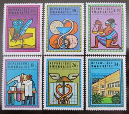 Poštovní známky Rwanda 1975 Univezita v Kigali Mi# 734-39