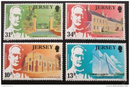 Poštovní známky Jersey 1985 Univerzita Victoria Mi# 368-71