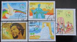Poštovní známky Kuba 1997 Festival mládeže Mi# 4022-26