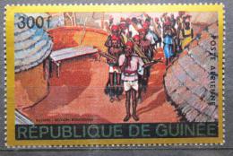 Potovn znmka Guinea 1968 Lid a vesnice Mi# 479