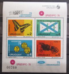 Poštovní známky Uruguay 1978 URUEXPO Mi# Block 40 Kat 18€