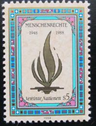 Poštovní známka OSN Vídeò 1988 Lidská práva Mi# 87