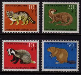 Poštovní známky Západní Berlín 1968 Fauna Mi# 316-19
