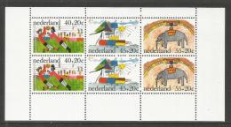 Poštovní známky Nizozemí 1976 Dìtské kresby Mi# Block 15