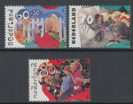 Poštovní známky Nizozemí 1991 Prázdniny Mi# 1423-25