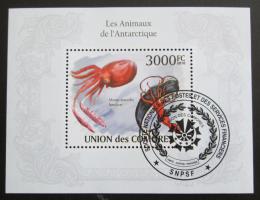 Poštovní známka Komory 2009 Fauna Antarktidy Mi# Block 578 Kat 15€