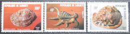 Poštovní známky Džibutsko 1979 Mušle Mi# 262-64 Kat 8€