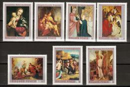 Poštovní známky Maïarsko 1970 Umìní Mi# 2633-39