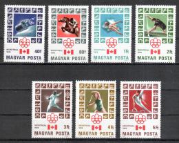 Poštovní známky Maïarsko 1976 LOH Montreal Mi# 3125-31