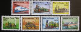 Poštovní známky Maïarsko 1979 Lokomotivy Mi# 3343-49