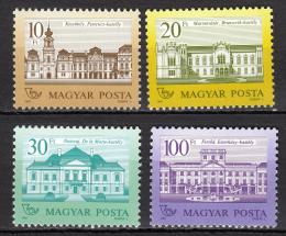 Poštovní známky Maïarsko 1987 Zámky Mi# 3901-04 Kat 11€