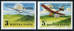 Poštovní známky Maïarsko 1989 Závody vìtroòù Mi# 4033-34