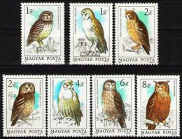 Poštovní známky Maïarsko 1984 Ptáci Mi# 3725-31