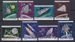 Poštovní známky Maïarsko 1964 Prùzkum vesmíru Mi# 1991-98