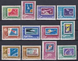 Poštovní známky Maïarsko 1963 Prùzkum vesmíru Mi# 1907-18