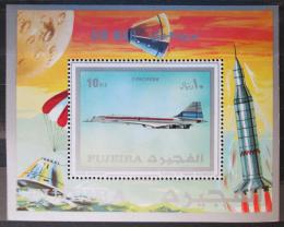 Poštovní známka Fudžajra 1971 Concorde Mi# Block 43