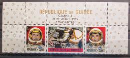 Potovn znmky Guinea 1965 Prvn let na Msc Mi# 302-03,307