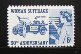 Poštovní známka USA 1970 Volební právo pro ženy Mi# 1008