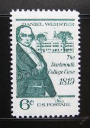 Poštovní známka USA 1969 Daniel Webster Mi# 991