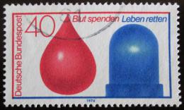 Poštovní známka Nìmecko 1974 Dárcovství krve Mi# 797