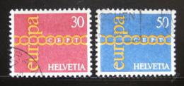 Poštovní známky Švýcarsko 1971 Evropa CEPT Mi# 947-48