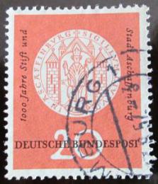 Poštovní známka Nìmecko 1957 Aschaffenburg milénium Mi# 255