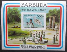 Poštovní známka Barbuda 1984 LOH Los Angeles Mi# Block 85
