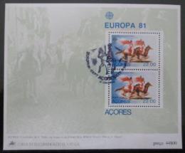 Poštovní známky Azory 1981 Evropa CEPT Mi# Block 2