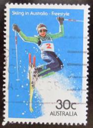 Poštovní známka Austrálie 1984 Akrobacie na lyžích Mi# 875