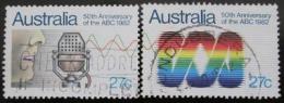 Potovn znmky Austrlie 1982 Rdio a rozhlas Mi# 793-94