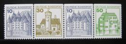 Poštovní známky Nìmecko 1980 Hrady a zámky