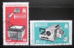 Poštovní známky DDR 1972 Lipský veletrh Mi# 1782-83