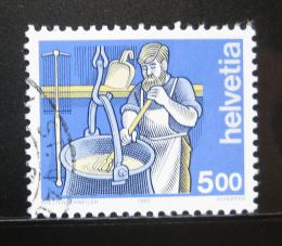 Poštovní známka Švýcarsko 1993 Výrobce sýrù Mi# 1510 Kat 5.50€