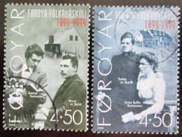 Poštovní známky Faerské ostrovy 2000 Lidová škola Mi# 372-73