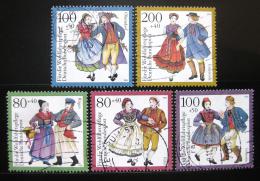 Poštovní známky Nìmecko 1993 Kostýmy Mi# 1696-1700