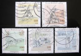 Poštovní známky Nìmecko 1997 Mlýny Mi# 1948-52 Kat 14€