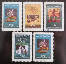 Poštovní známky Austrálie 1995 Filmové plakáty Mi# 1483-87 Kat 10€