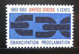 Poštovní známka USA 1963 Emancipace Mi# 846