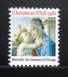 Poštovní známka USA 1981 Vánoce Mi# 1513