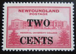 Potovn znmka Newfoundland 1946 Univerzita petisk Mi# 242