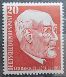 Poštovní známka Nìmecko 1957 Rabí Leo Baeck Mi# 278