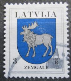 Poštovní známka Lotyšsko 2007 Znak Zemgale Mi# 372 D X