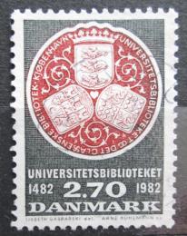 Poštovní známka Dánsko 1982 Univerzitní knihovna Mi# 766