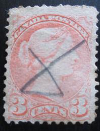 Poštovní známka Kanada 1871 Královna Viktorie SC# 37a Kat $15