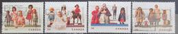 Poštovní známky Kanada 1990 Panenky Mi# 1182-85
