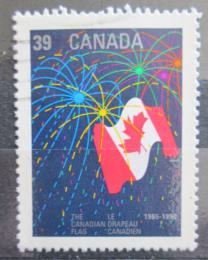 Poštovní známka Kanada 1990 Státní vlajka Mi# 1186